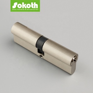 Хит продаж, Цинковый корпус с латунной внутренней ручкой 90 мм, открытый с ключами, латунные замковые цилиндры - Product Image 5