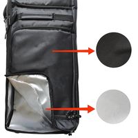 Sac de snowboard étanche avec sangle de fixation et bandoulière, sac de rangement pour bottes de snowboard, bâtons et équipement de sport pour les voyages en extérieur