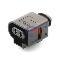 Système de connecteur femelle étanche Haidie 2 broches MCP noir, adapté aux connecteurs d'alimentation de capteurs 1-1355339-3