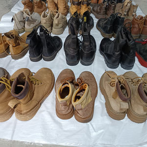 Botas de Tobillo de Cuero Genuino de Segunda Mano para Hombre y Mujer, Venta al Por Mayor, Marcas Internacionales y Locales - Product Image 6