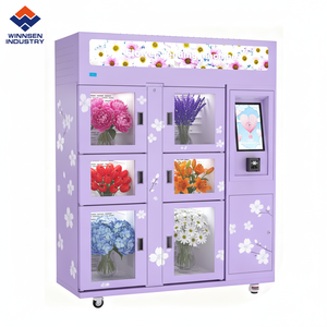 Distributeur automatique de fleurs fraîches Winnsen 24h/24 et 7j/7 avec réfrigérateur et paiement sans argent liquide - Product Image 1