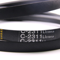 Courroie trapézoïdale classique enveloppée B C2311 de haute qualité certifiée ISO, personnalisable, support OEM, pour l'exploitation minière NAICHI JIULONG