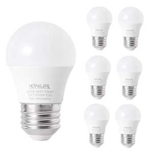 Ampoule LED A15 certifiée ETL de 6 watts, non dimmable, pour ventilateur de plafond, température de couleur lumière du jour 6500K, 30W, culot E26 - Product Image 1