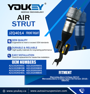 Amortiguadores de Suspensión Neumática Youkey de Alta Calidad para <span class=keywords><strong>Mercedes</strong></span> <span class=keywords><strong>E</strong></span> <span class=keywords><strong>238</strong></span> 4MATIC Clase <span class=keywords><strong>E</strong></span> Delantero OE A2133202100 Ajuste Universal - Product Image 1