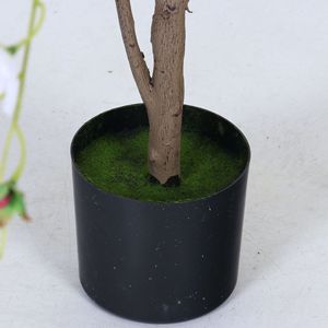 Planta Artificial <span class=keywords><strong>en</strong></span> <span class=keywords><strong>Maceta</strong></span> de Plástico, Adorno de Jardín para Decoración del Hogar, Oficina y Jardín, Decoración del Hogar, Plantas Artificiales - Product Image 4