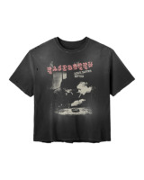 Ensemble vintage pour homme, t-shirt délavé et short ample, ensemble 2 pièces en coton épais, coupe ample, effet délavé soleil, ensemble de survêtement