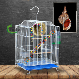 Fabrika toptan taşınabilir büyük uzay ev asılı Metal papağan kafes süs kuş kafesleri papağan kuş kafesleri ile yiyecek kasesi - Product Image 2
