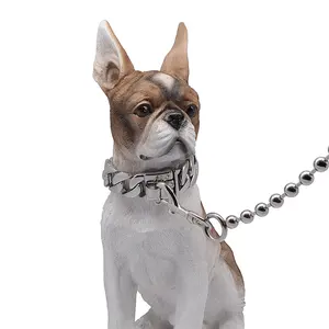 큰 개 애완 동물 목걸이 도매 애완 동물 제품 럭셔리 스테인레스 스틸 조절 훈련 개 목걸이 대형