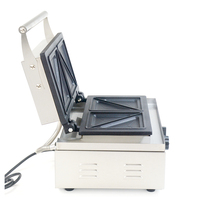Machine à gaufres 110V / 220V, machine à sandwichs commerciale, sandwichs délicieux avec garnitures au choix