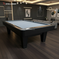 Fournisseur mondial de table de billard en ardoise de 8 pieds, table de billard en bois massif pour divertissement en intérieur