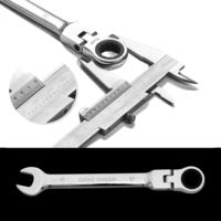 Outils à main Sunbright Jeu de clés à cliquet à fourche Jeu de clés à douille Jeu de clés mixtes à tête flexible