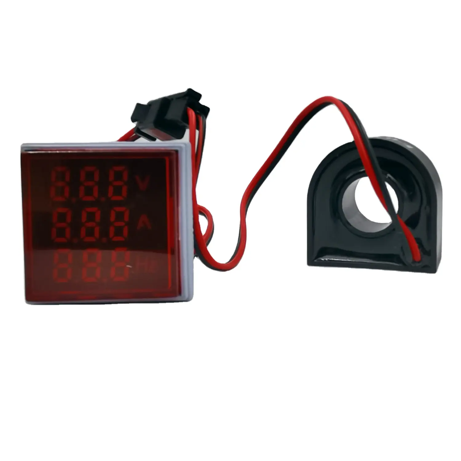 22mm Mini Digital 3 in1 AC Voltmeter Ampere meter Hz Strom Frequenz messer Licht Digital AC Digital Voltmeter