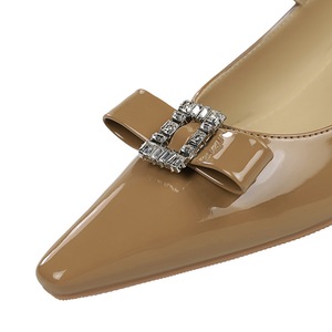 <span class=keywords><strong>Scarpe</strong></span> Mary Jane 761-H130 <span class=keywords><strong>con</strong></span> Tacco Nascosto, Punta Affusolata, Fiocco <span class=keywords><strong>con</strong></span> Strass, Stile Elegante da Ufficio - Product Image 4