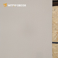 Panel de Chapa de Madera de Bambú Moderno con Película de PVC para Decoración de Paredes Interiores