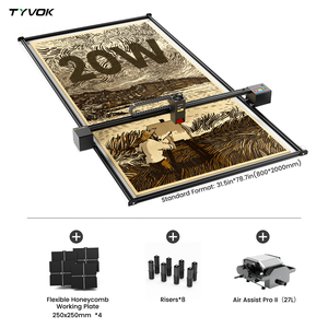 Tyvok X1S 20 Wát DIY Laser Engraver Máy cắt cho cá nhân quà tặng cho Gỗ Kim Loại acrylic nhựa cao su ván ép DXF định dạng - Product Image 3
