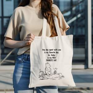 Bolsa de Lona Reutilizable para Mujer, Linda y Estética, Lavable a Máquina, para Compras, Playa y Uso Diario - Product Image 2