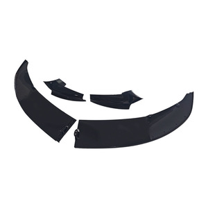 Divisor de parachoques delantero BMW de 4 secciones en ABS negro brillante para F10 Serie 5 estilo M Performance - Product Image 2