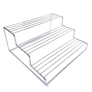 China Factory Pantry Shelf Organization Storage Wire Chrome Plate Kitchen Spice Rack