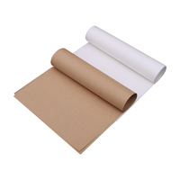 Vente en gros de napperons jetables enduits de couleur naturelle originale A4 sac alimentaire pour sandwich pain logo imprimable résistant à l'huile