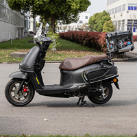 Boîte à bagages universelle pour moto 45L en alliage d'aluminium noir, fournisseur OEM personnalisé en gros
