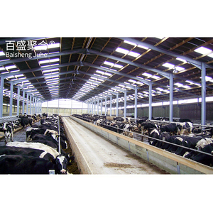 Entrepôt préfabriqué en Chine Bâtiments matériels Construire des arènes pour chevaux <span class=keywords><strong>Abri</strong></span> pour chèvres Arène pour chevaux Granges préfabriquées en acier - Product Image 2