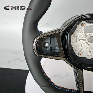Volante in Pelle di Alta Qualità per BMW Serie G80 G82 M5 F90 M8 X3m X4m X5m X6m Serie G 2024 M3 M4 <span class=keywords><strong>M</strong></span> Sport Serie 3 M6 Serie 5 - Product Image 3