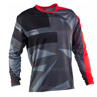 Motocross Trikot Radfahren Downhill Jersey Mountainbike Renn bekleidung Herren MTB Shirt Langarm Moto Jersey Motocross T Shirt