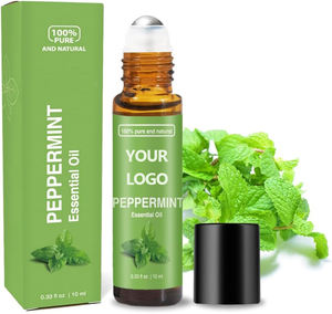 Huile essentielle de <span class=keywords><strong>menthe</strong></span> <span class=keywords><strong>poivrée</strong></span> Roll on-Huile essentielle de <span class=keywords><strong>menthe</strong></span> <span class=keywords><strong>poivrée</strong></span> pour les maux de tête Migraine-Rouleau de mélange de 10ml avec huile de <span class=keywords><strong>menthe</strong></span> - Product Image 1