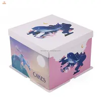 dolphin printing Disposable Cake Box for Pastries