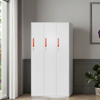 CHNSMILE Armoire de Rangement Détachable en Métal Moderne pour Salle de Sport, Pliable et Portable, avec Serrure à Clé, Personnalisable, pour Bagages et Salon