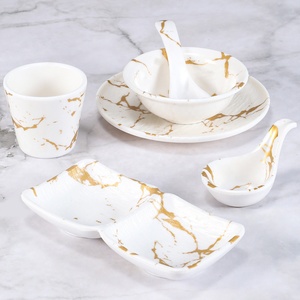 Vajilla de Melamina Moderna de Lujo <span class=keywords><strong>para</strong></span> Catering, Juego de Platos <span class=keywords><strong>para</strong></span> Servir - Product Image 6