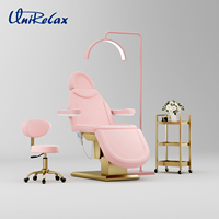 Table de soin électrique moderne de haute qualité à 3 moteurs, inclinable et réglable, pour salon, soins de la peau, spa, soins du visage et des cils