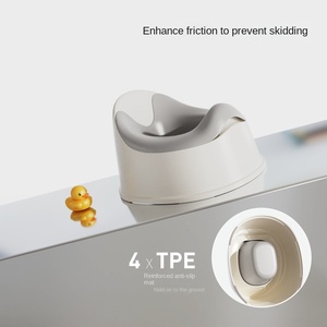 Portable grand pot fendu Simple ménage infantile bébé toilette pour enfants en plastique pour les familles avec de jeunes enfants - Product Image 3