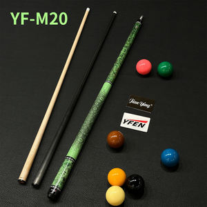Jianying YFEN Serie M19 M20 M21 1/2 58 Pulgadas Juego de Taco de Billar de Fibra de Carbono con Eje de Madera de Arce Duro Canadiense M19 M20 M21 Degradado - Product Image 4