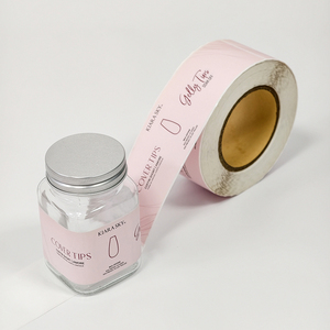 Wholesale Roll <b>Labels</b> Self Adhesive Vinyl Stickers Waterproof Oilproof For Cosmetic Bottle <b>Jar</b> Food Packaging Beverage Container - Product Image 6