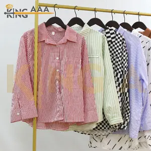 इस्तेमाल किया कपड़े गठरी विभिन्न श्रेणियों से दक्षिण कोरिया दूसरा हाथ शर्ट का चयन
