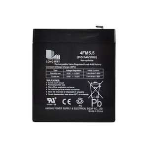 Longue durée de vie 8V5.5ah 4FM5.5 système de haut-parleurs à cycle profond batterie sans entretien plomb-acide pour application d'éclairage - Product Image 1