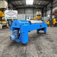 ZONELINK Centrifuge Separator 2/3-Fasa Pengeringan Kontinu Horizontal Screw Spiral Sludge Discharging Decanter Centrifuge