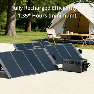 ALECTER Paneles Solares Monocristalinos Plegables Portátiles de 100W, 23% de Alta Eficiencia, IP65 Impermeables, Certificación CE, Garantía de 12 Meses - Product Image 3
