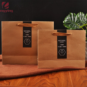 Hộp Mật Ong Với Túi Giấy/Cửa Sổ Pet Tùy Chỉnh Lá Vàng 250G 2 Chiếc Khay Chai Thủy Tinh Mini Spoon Tray Hộp Giấy Mạnh - Product Image 5