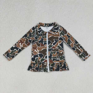 En stock, veste à capuche zippée pour enfants, thème pêche et chasse, vêtements de mode boutique, vente en gros, prix d'usine pour enfants - Product Image 5