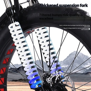 Vélo de montagne en acier à haute teneur en carbone, 21-24 vitesses, amortisseur, pour l'exercice et la course - Product Image 3