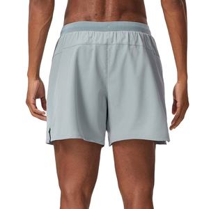 Pantalones Cortos Deportivos de Doble Capa para Hombre, con Logotipo, para Gimnasio, Correr, Entrenamiento, Ropa Deportiva Activa, Elásticos en 4 Direcciones - Product Image 2