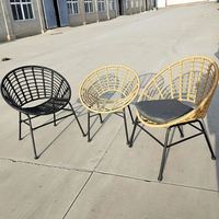 Chaise en Rotin Antique Chaise de Style Français Chaise en Bois Tufté Rembourrée Canne Meubles de Style Victorien Fabriqués en Indonésie