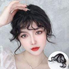 Grado di capelli Remy per la zampa di parma naturale frangia riccia con ticchettio - Product Image 1