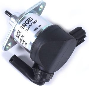 Solénoïde d'arrêt 1C010-60015 1C01060015 12V pour électrovanne Kubota - Product Image 1