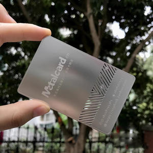 ทุกรูปแบบที่กําหนดเองแกะสลักนามบัตรสแตนเลสบุคลิกภาพ DIY โลหะนามบัตร - Product Image 6