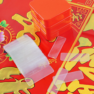 Transparent Double Sided Adhesive Rectangle PVC Acrylic For Wedding Signs Wall Mount Durable Strong Adhesion No Residue - Product Image 2