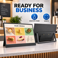 Écran portable 15,6 pouces FHD IPS VESA 75 avec support pour affichage de menus en magasin et moniteur de jeu