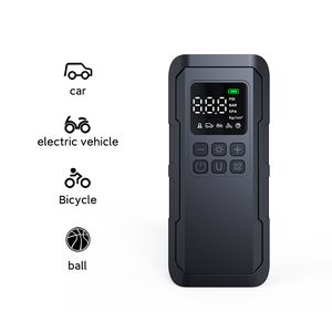 NEWO Newo LP6 elektrikli araba pompası taşınabilir şarj edilebilir araba hava kompresörü dijital lastik şişirme 12V USB çıkışı lastik pompası - Product Image 2